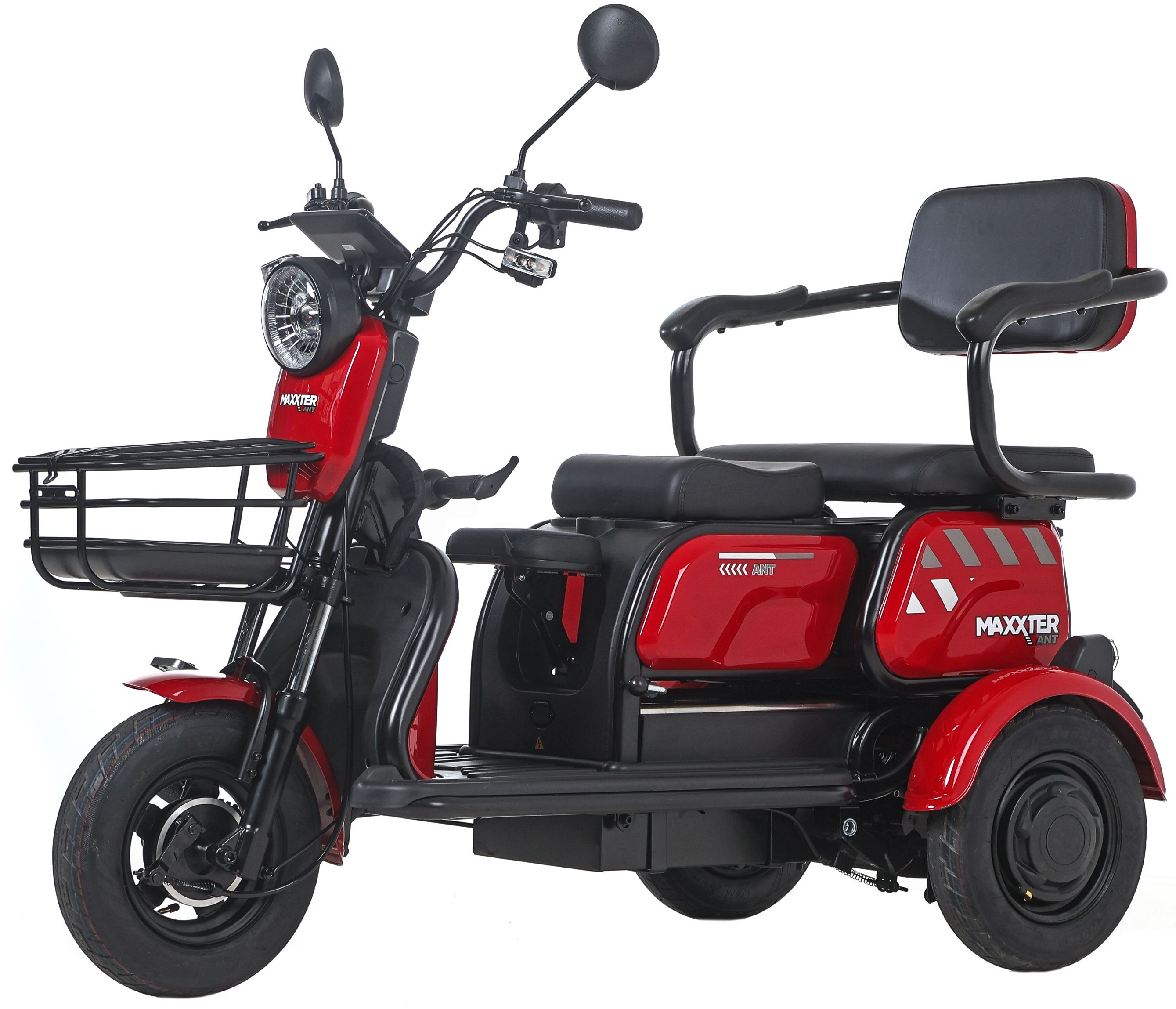 Електроскутер триколісний Maxxter ANT 500 Вт Red (8716309926638) фото2