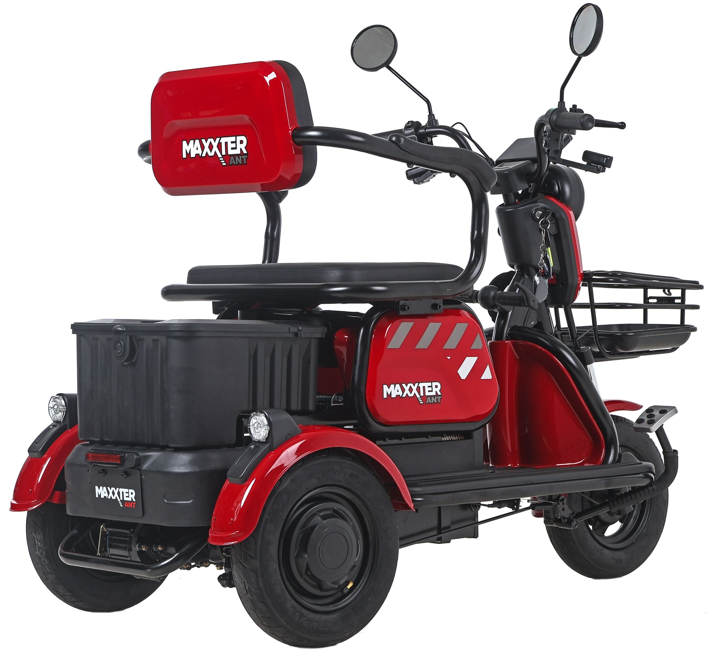 Електроскутер триколісний Maxxter ANT 500 Вт Red (8716309926638) фото4
