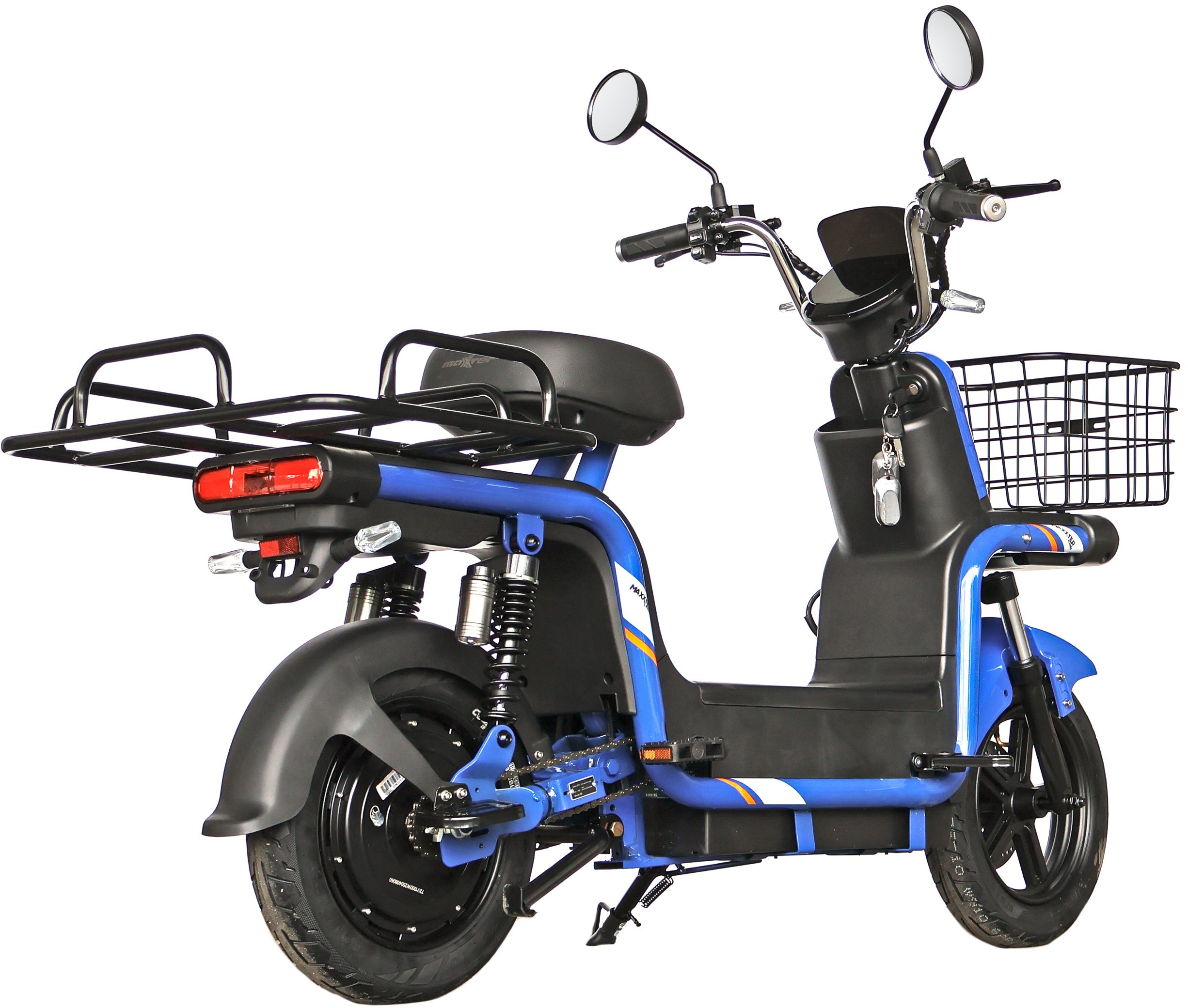 Електроскутер Maxxter Runner Black-Blue (8716309928250) фото4