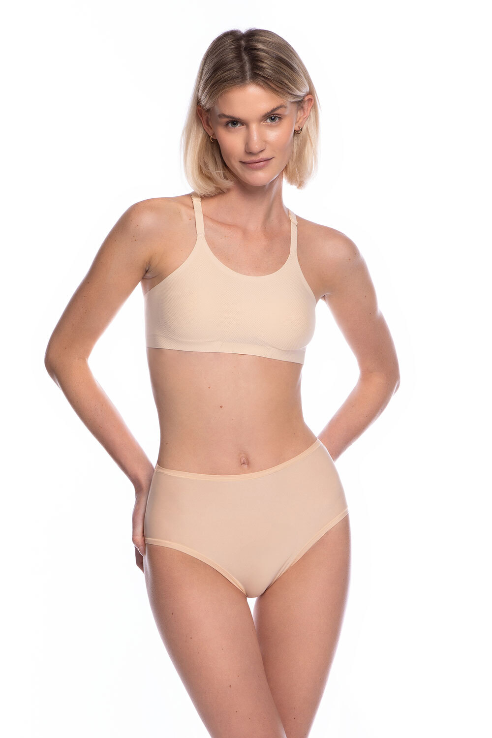 Труси-слипы женские Lama FIT6000MD-06 L/2XL бежевые фото2