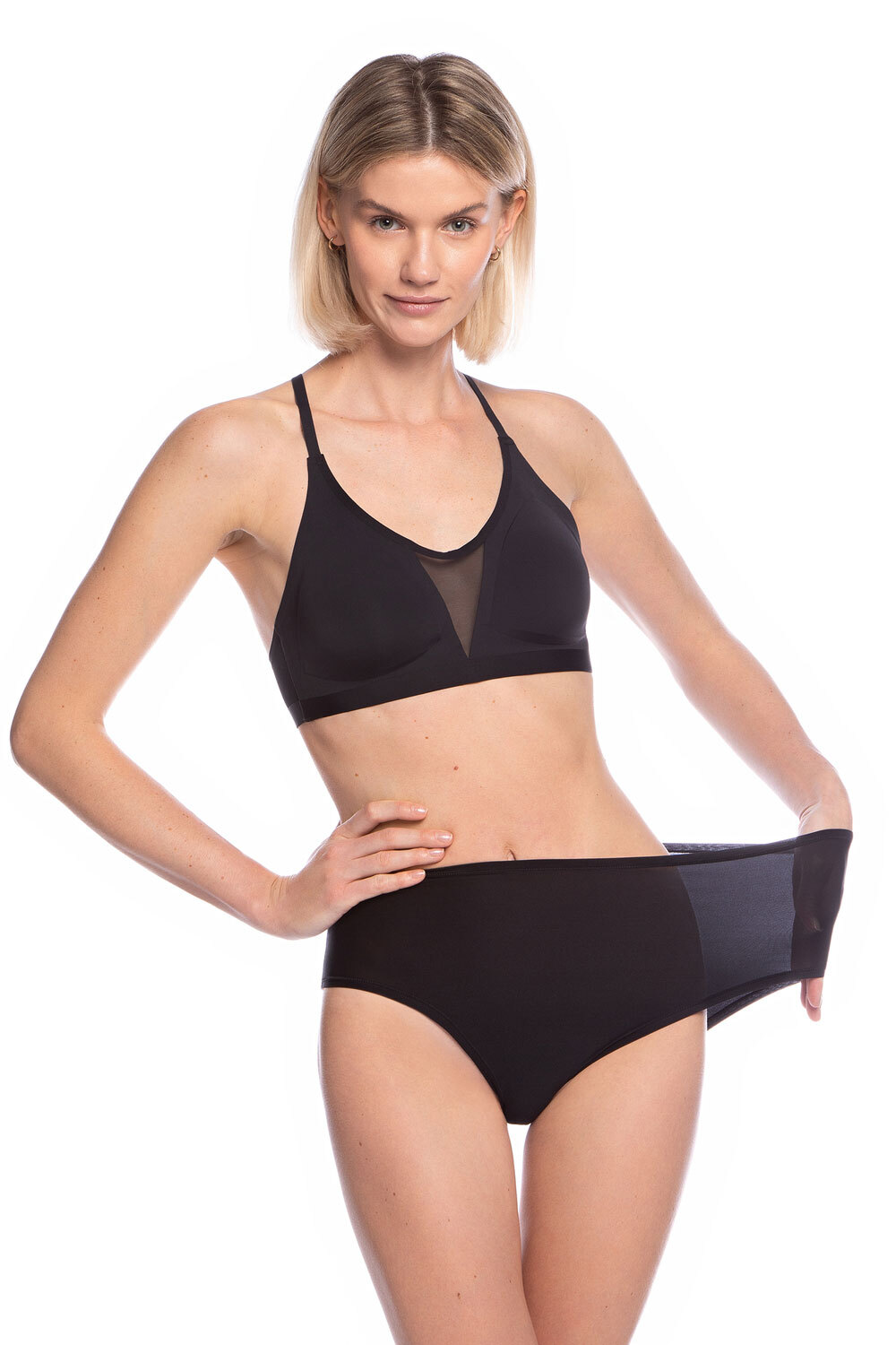 Труси-слипы женские Lama FIT6000MD-02 L/2XL черные фото2