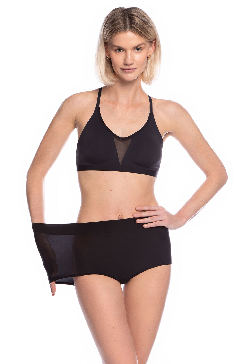 Труси-слипы женские Lama FIT6000SZ-02 L/2XL черные фото2