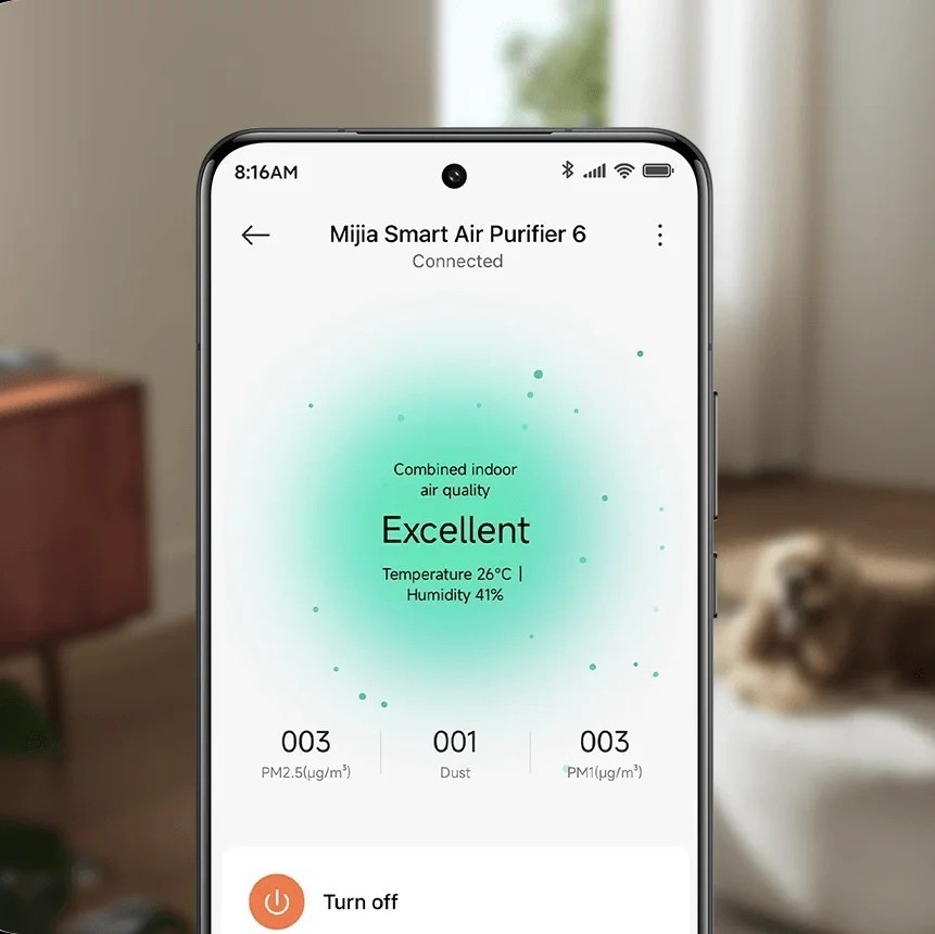 Очиститель воздуха Mijia Smart Air Purifier 6 (1183584) фото6