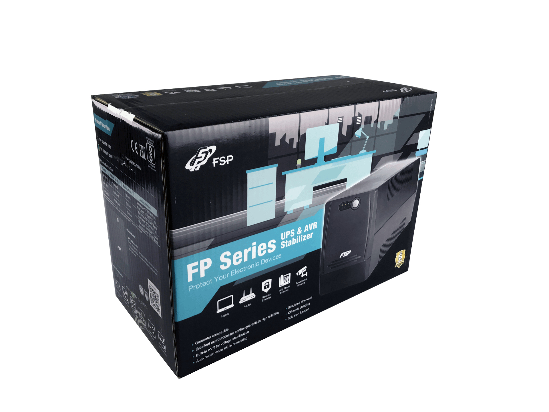 ДБЖ FSP FP1500, 1500ВА/900Вт (PPF9000517) фото6