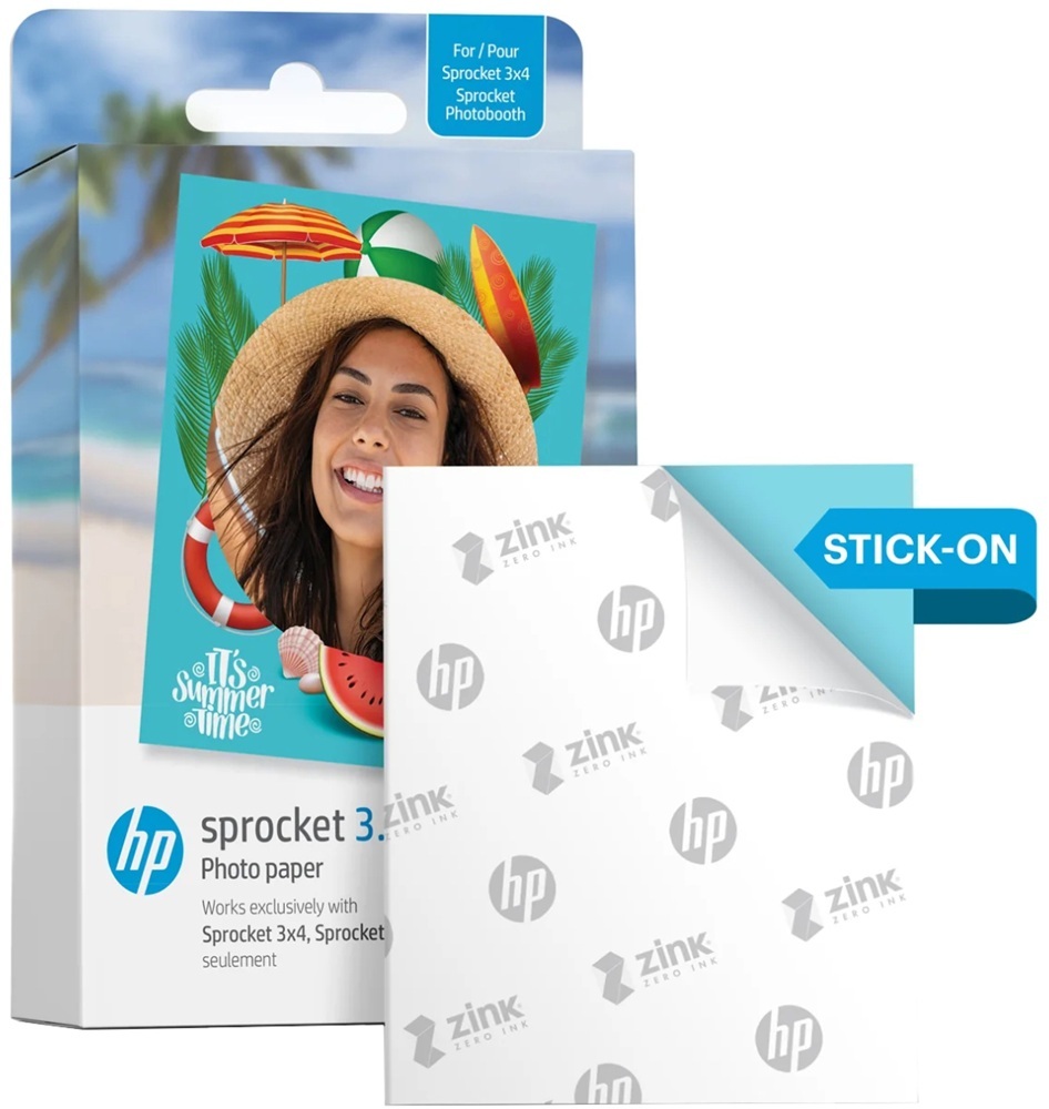 Фотобумага HP Sprocket Zink 3.5"x4.25" 20л (HPIZ3X420) фото2