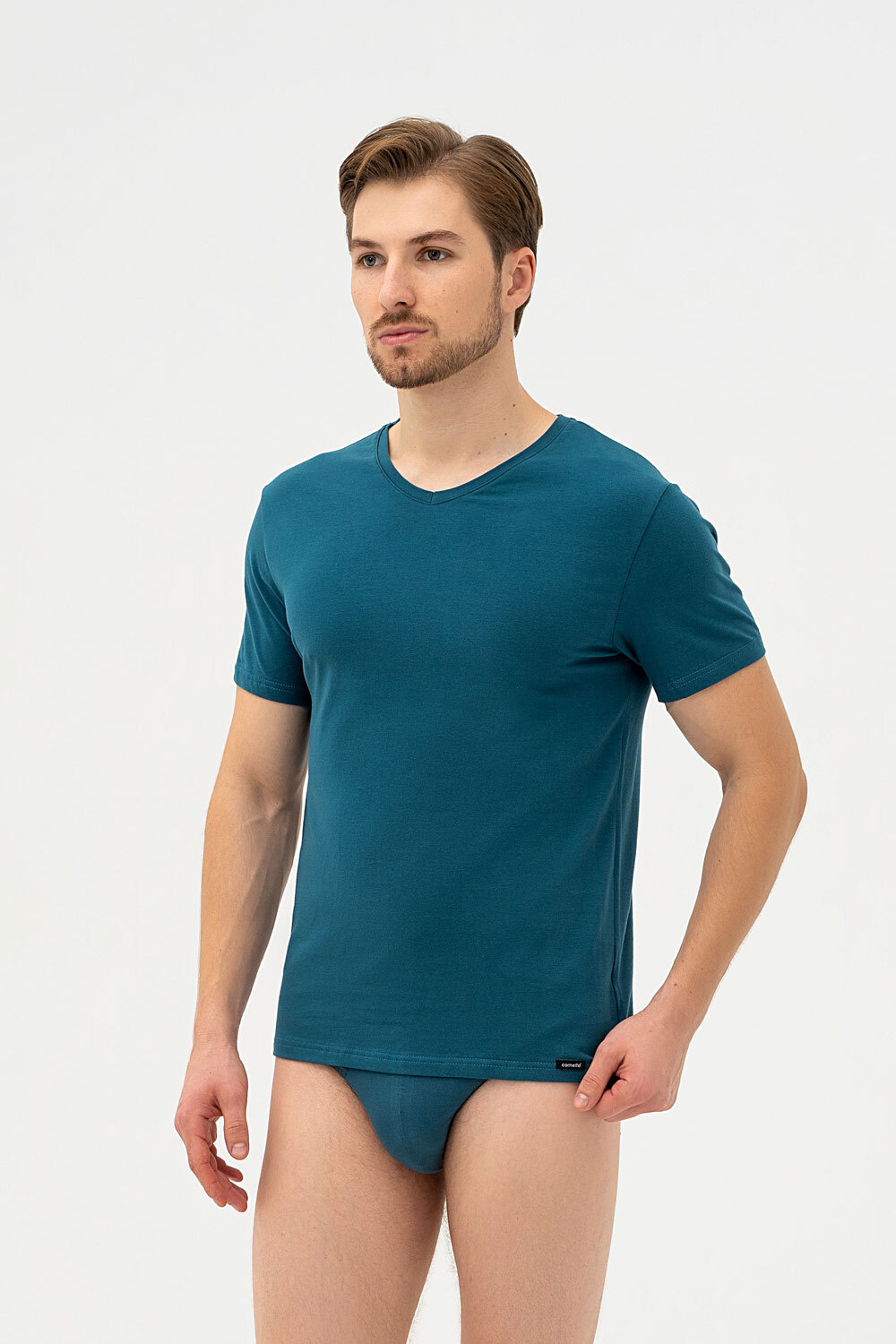 Футболка мужская Cornette High Emotion 531NEW HE 2XL темно-бирюзовая фото3