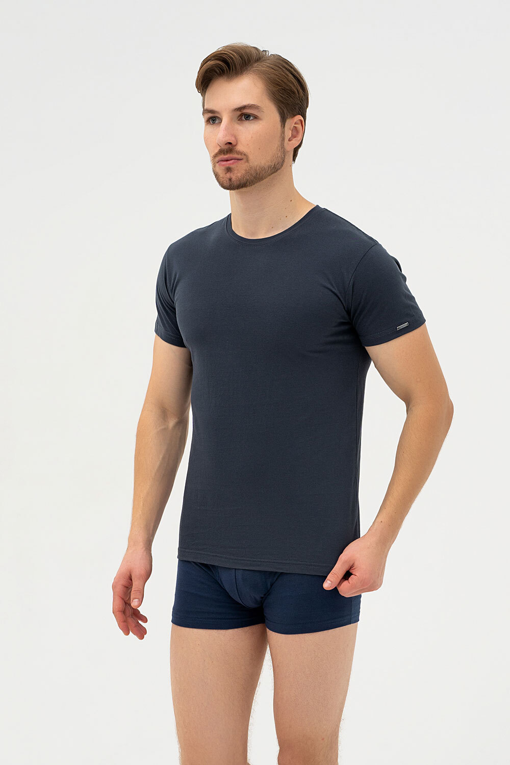 Футболка мужская Cornette Authentic 202 NEW 4-5XL 5XL графитовая фото3