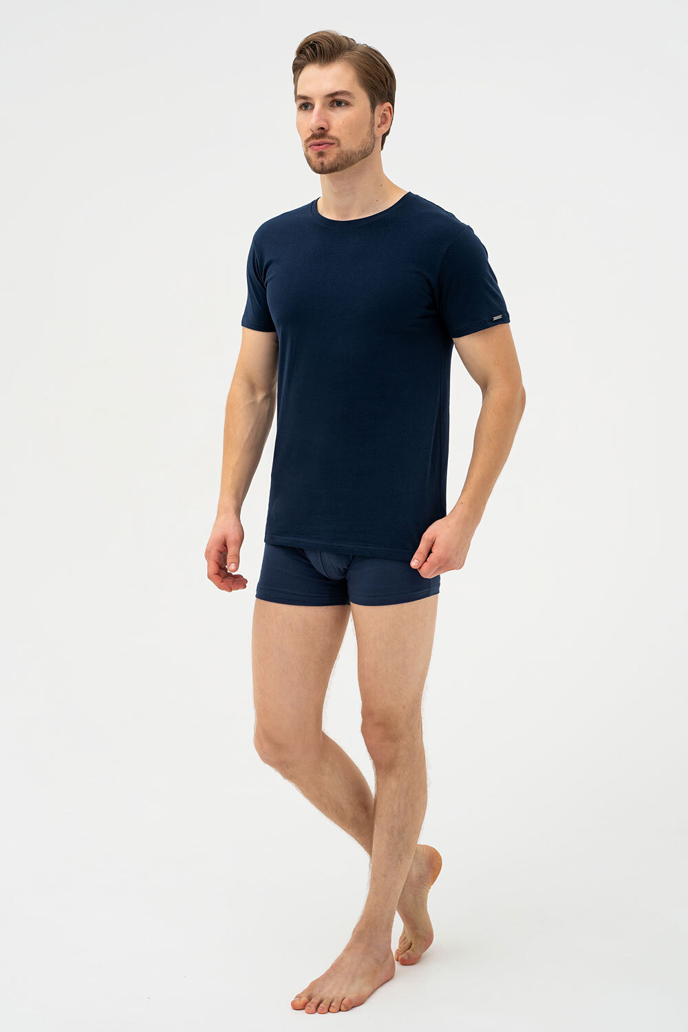 Футболка мужская Cornette Authentic 202 NEW 3XL темно-синяя фото3