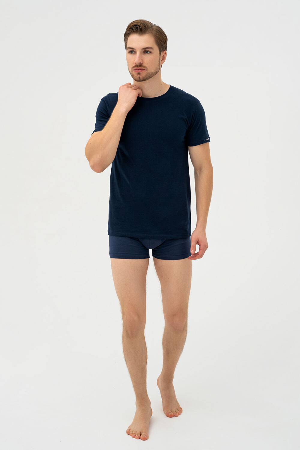Футболка мужская Cornette Authentic 202 NEW 3XL темно-синяя фото4