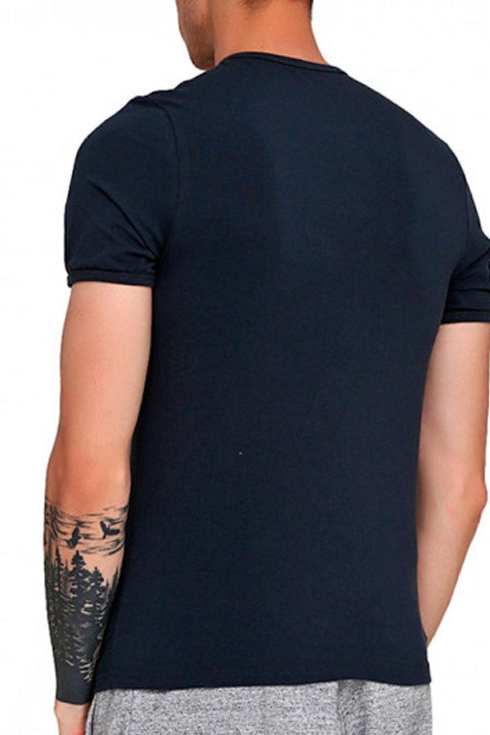 Футболка мужская Cornette Authentic 201 NEW 4-5XL 4XL темно-синяя фото2