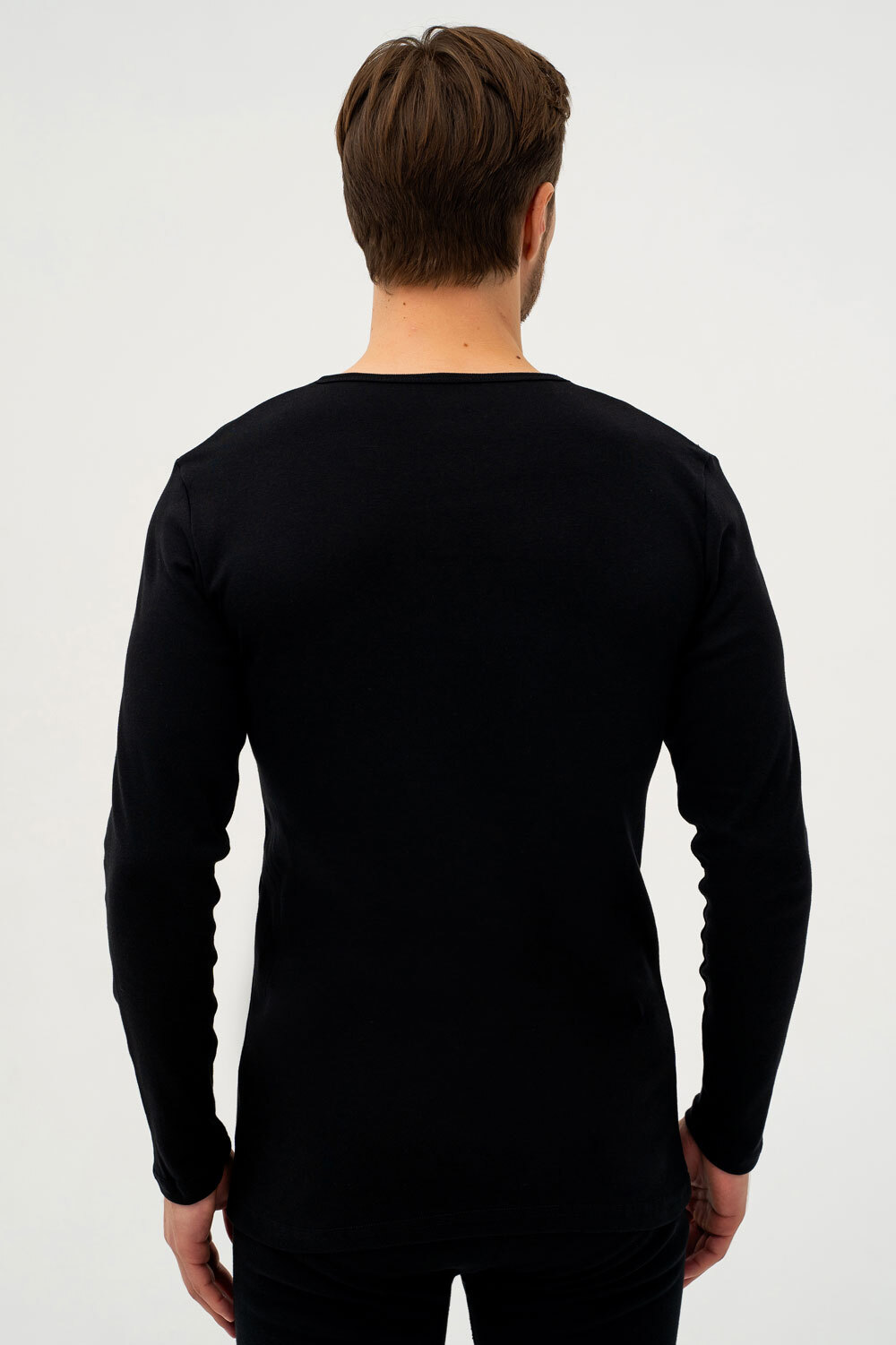 Футболка мужская Cornette Thermo 214 Ribbed XL черная фото2