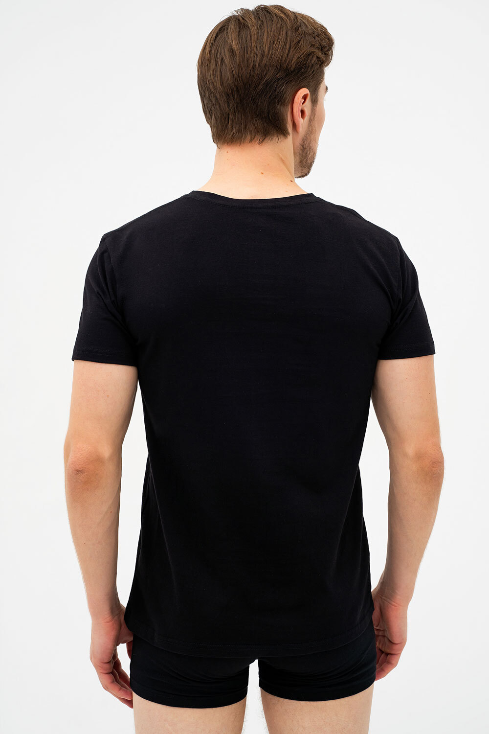 Футболка мужская Cornette Authentic 202 NEW 4-5XL 5XL черная фото2