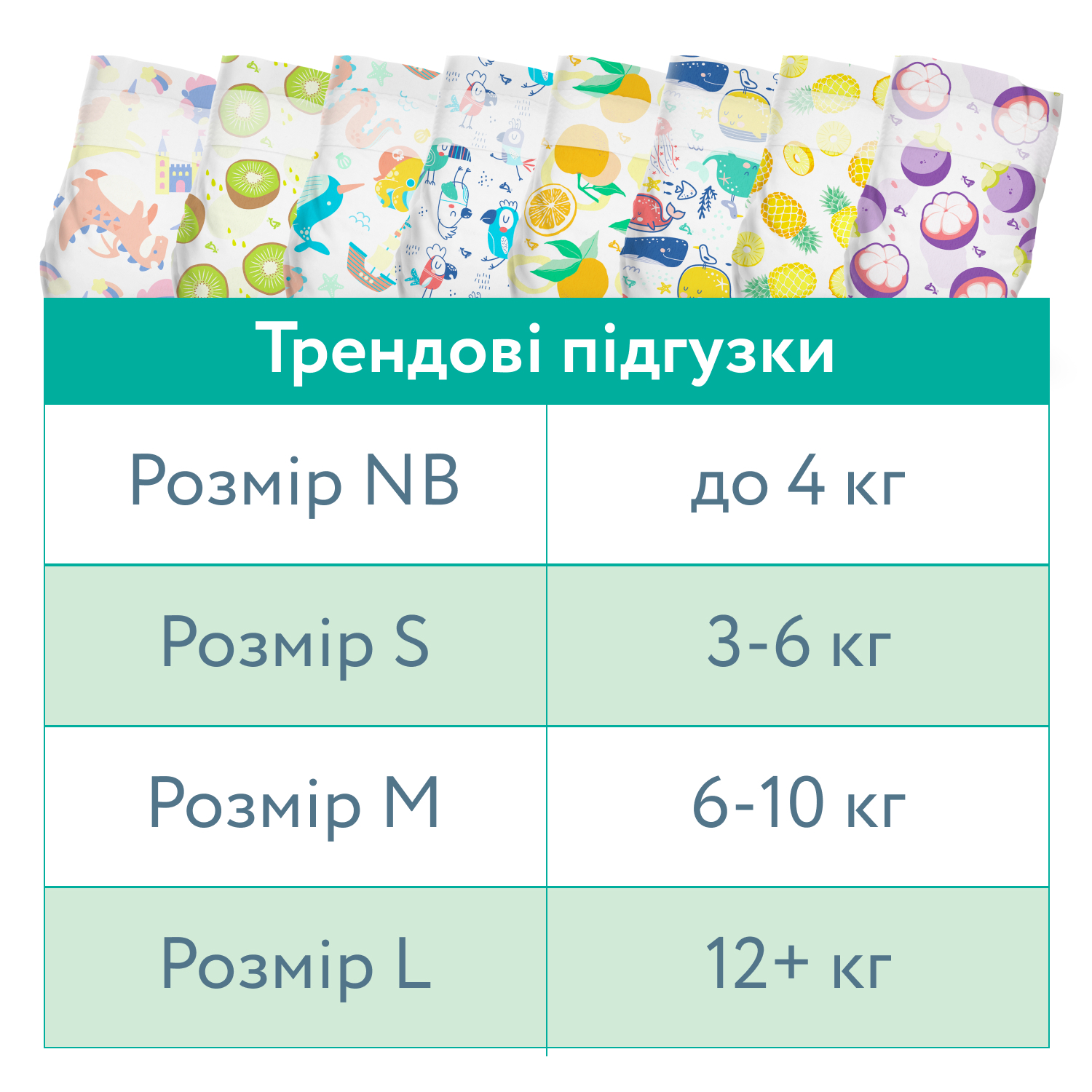Підгузки-трусики Offspring ABC Dance розмір L (9-14 кг) 36 шт. (DP-OI-FAP-L36P-ABC) фото