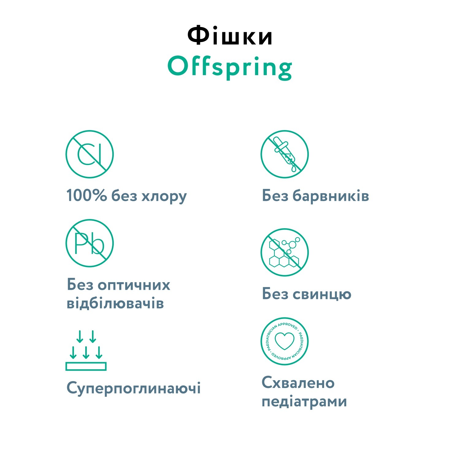 Підгузки-трусики Offspring Aquatic M (6-11 кг) 42 шт. (DP-OI-FAP-M42P-AQT) фото