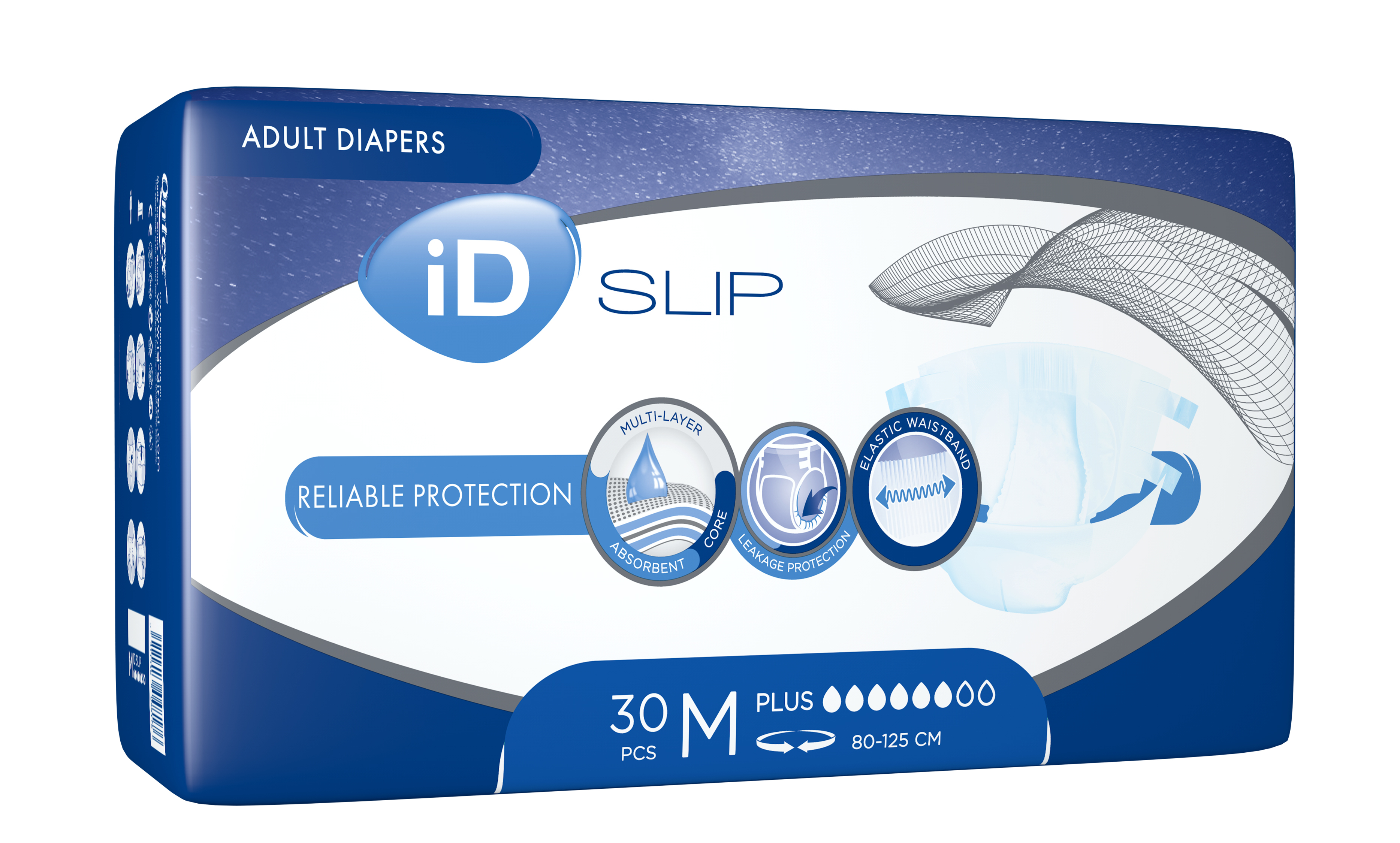 Підгузки для дорослих iD SLIP Plus Medium, 30 шт. фото2