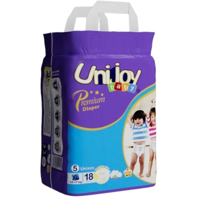 Підгузки Unijoy Premium XL 12-17 кг 18 шт. фото