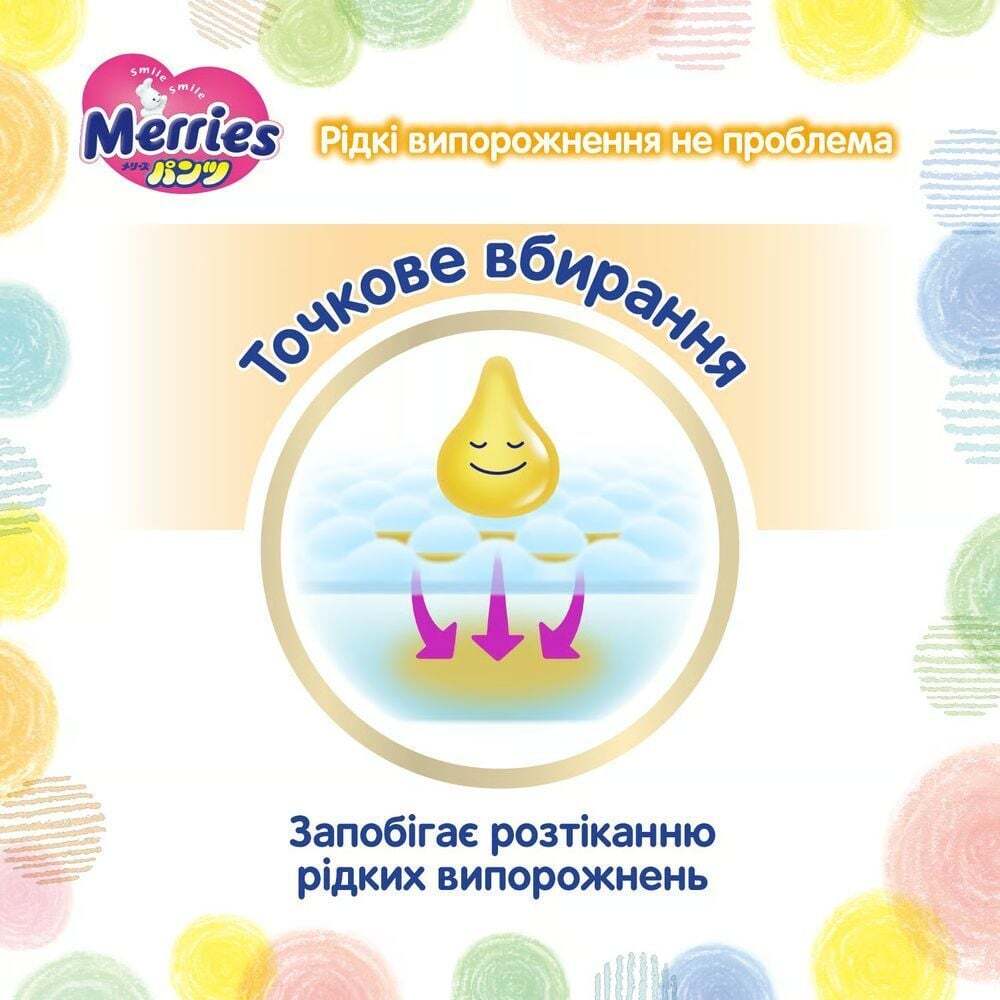 Підгузки-трусики Merries L 9-14 кг 54 шт. фото7