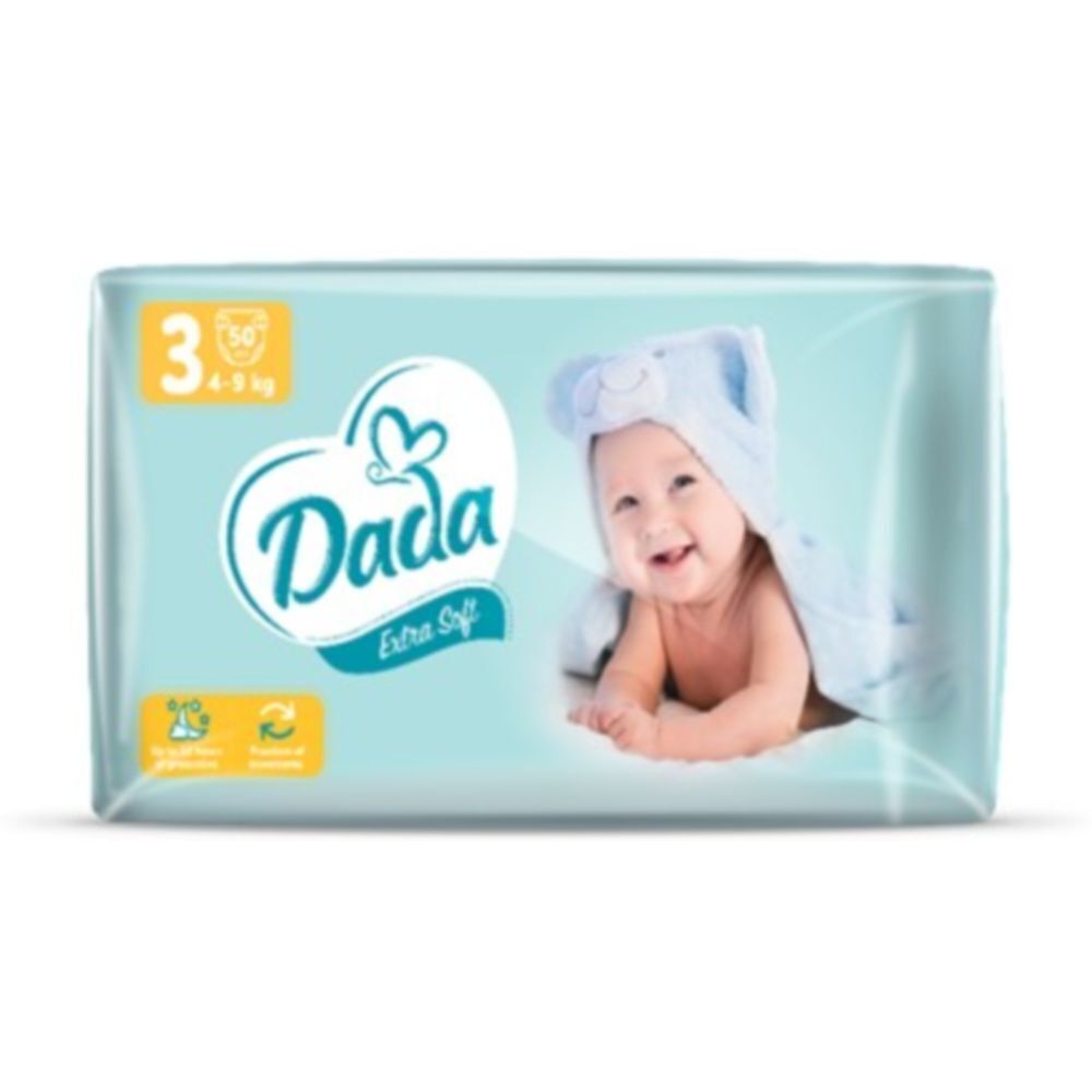 Підгузки Dada Extra Soft 3 (4-9 кг), 50 шт. фото2