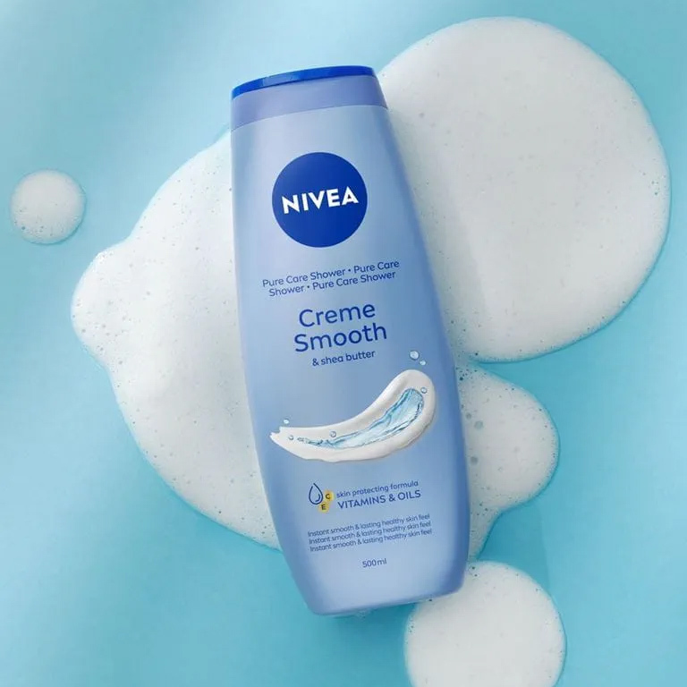 Гель уход для душа Nivea Creme Smooth с маслом ши 500 мл (84036) фото3