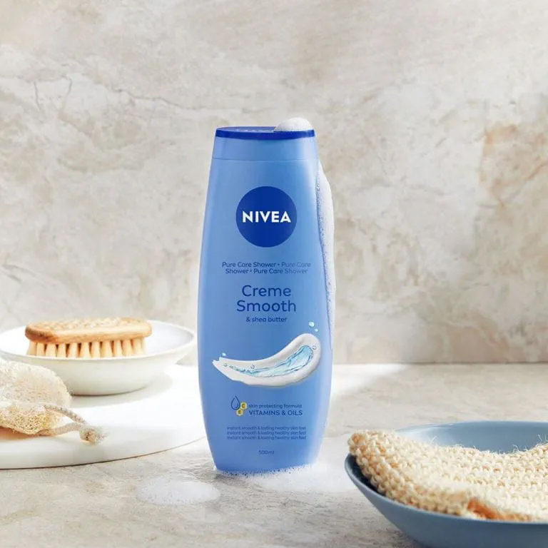 Гель уход для душа Nivea Creme Smooth с маслом ши 500 мл (84036) фото5