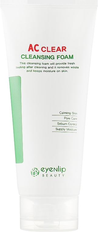 Пенка для умывания Eyenlip AC Clear Cleansing Foam для проблемной кожи 150 мл фото2