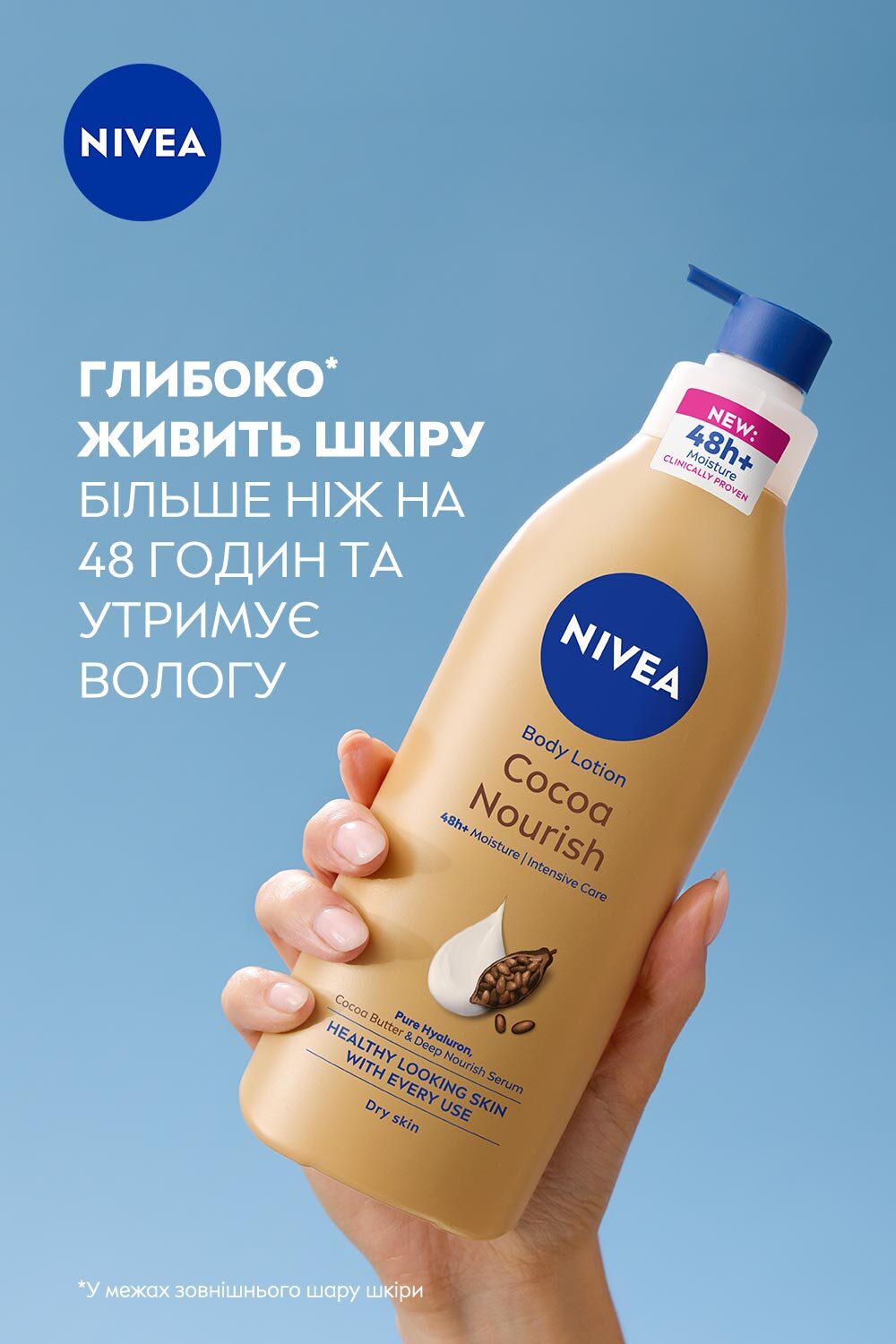 Лосьон питательный для тела Nivea с какао 625 мл фото4