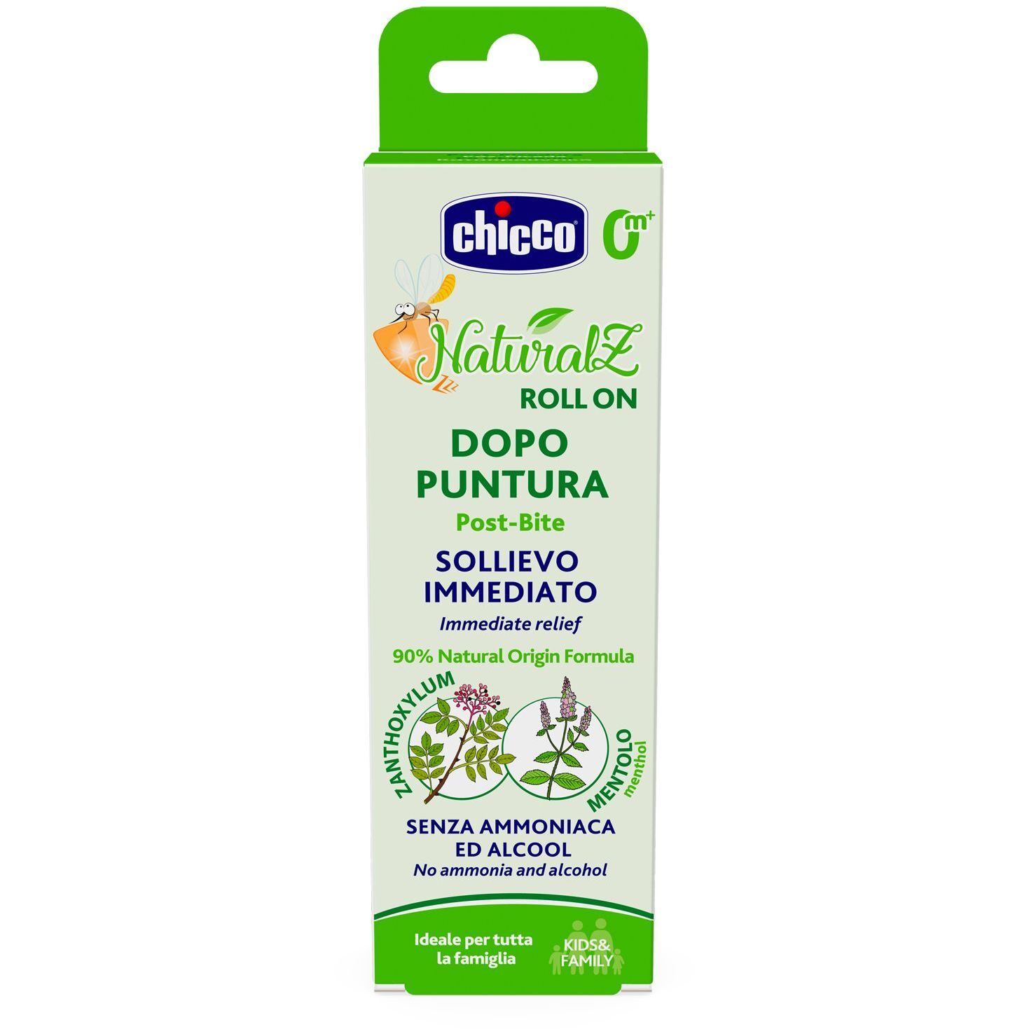 Роликовый карандаш после укусов насекомых Chicco Naturalz 10 мл (07833.10) фото6