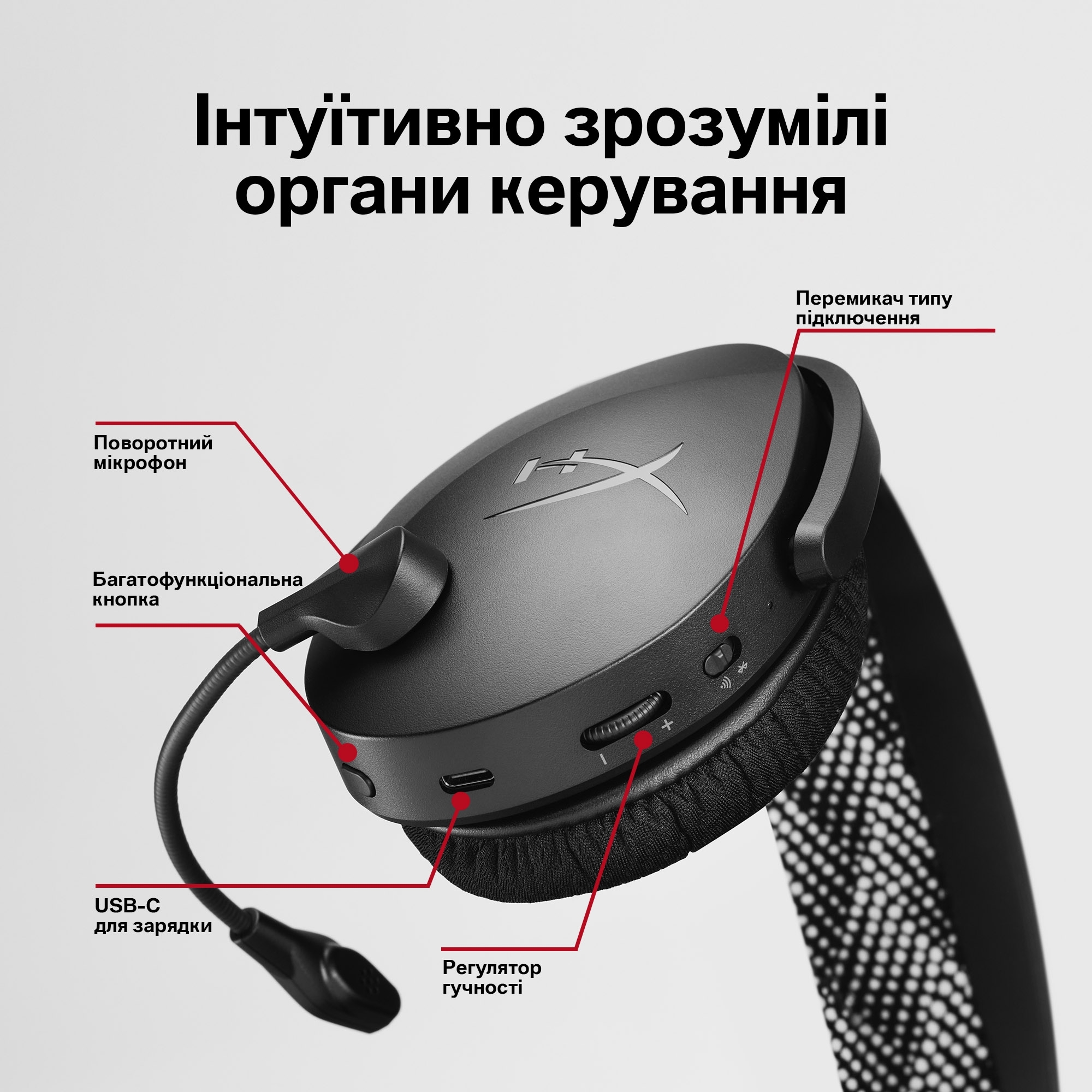 Игровая гарнитура HyperX Cloud Jet Wireless Black (AJ0T1AA) фото14