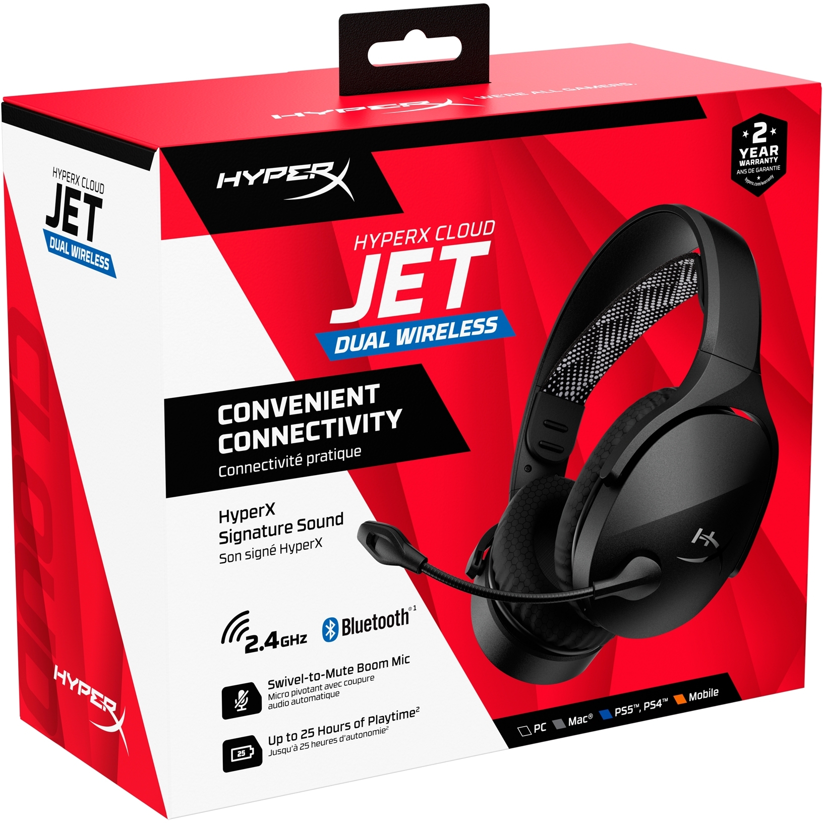 Игровая гарнитура HyperX Cloud Jet Wireless Black (AJ0T1AA) фото8