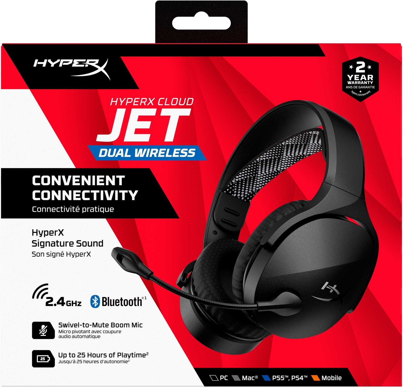Игровая гарнитура HyperX Cloud Jet Wireless Black (AJ0T1AA) фото7