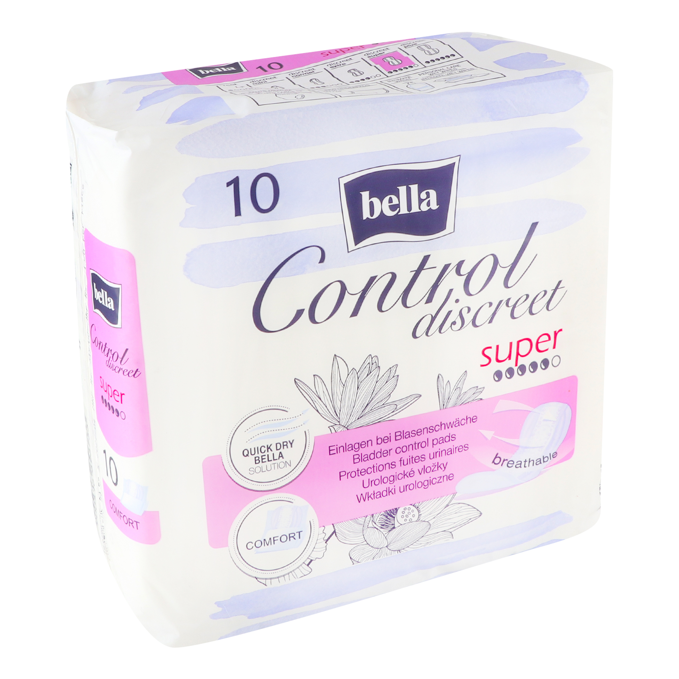 Прокладки урологические Bella Control Discreet Super 10 шт. фото2