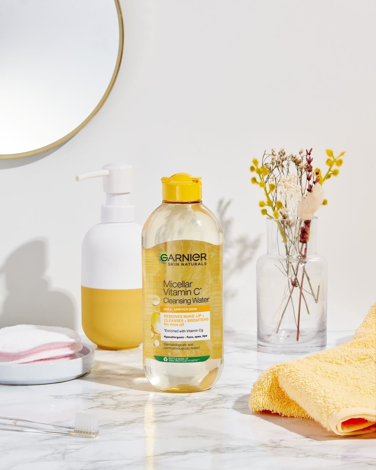 Мицеллярная вода Garnier Skin Naturals с витамином С для тусклой кожи 400 мл фото9