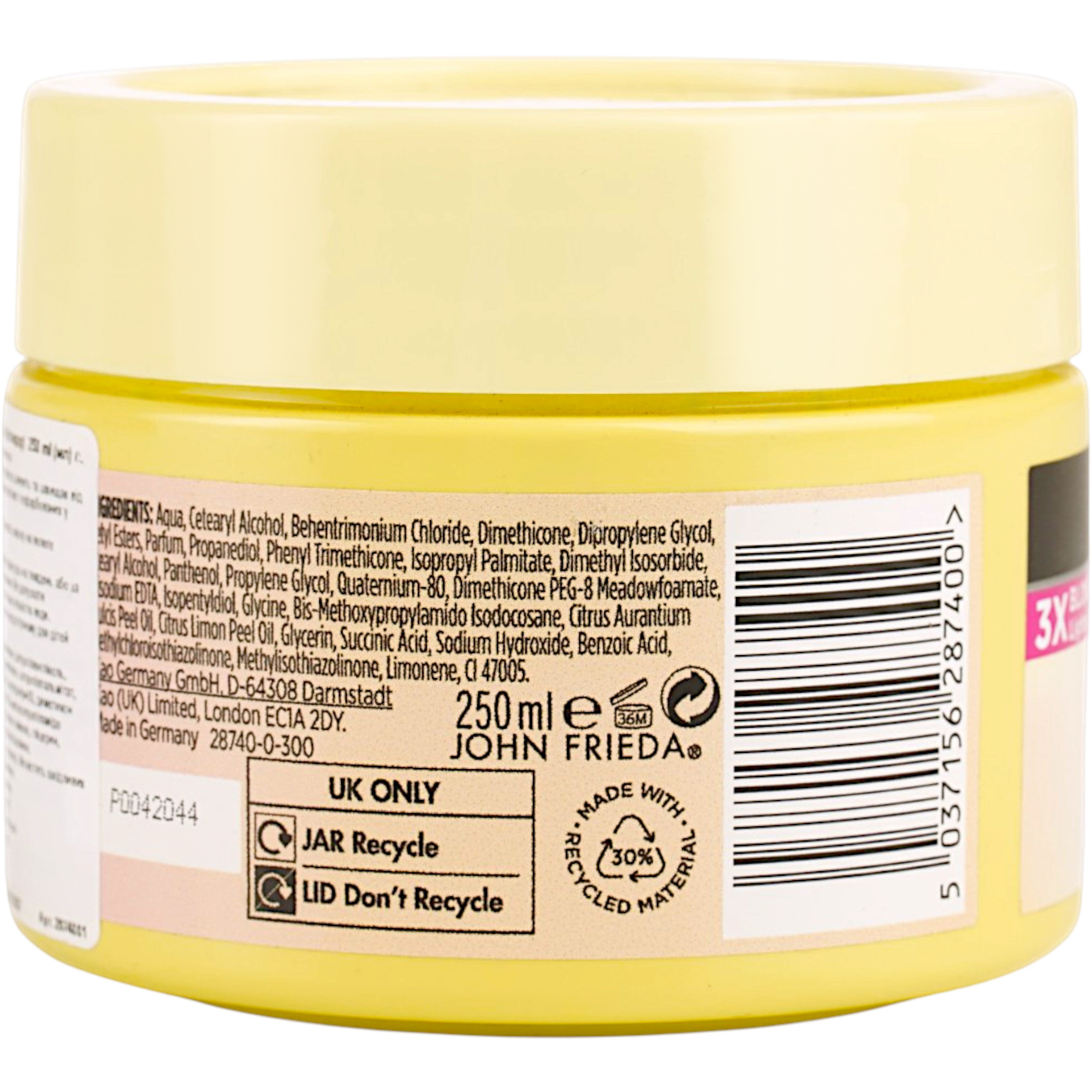 Маска, що відновлює John Frieda Go Blonde Intensive Repair Mask 250 мл фото3
