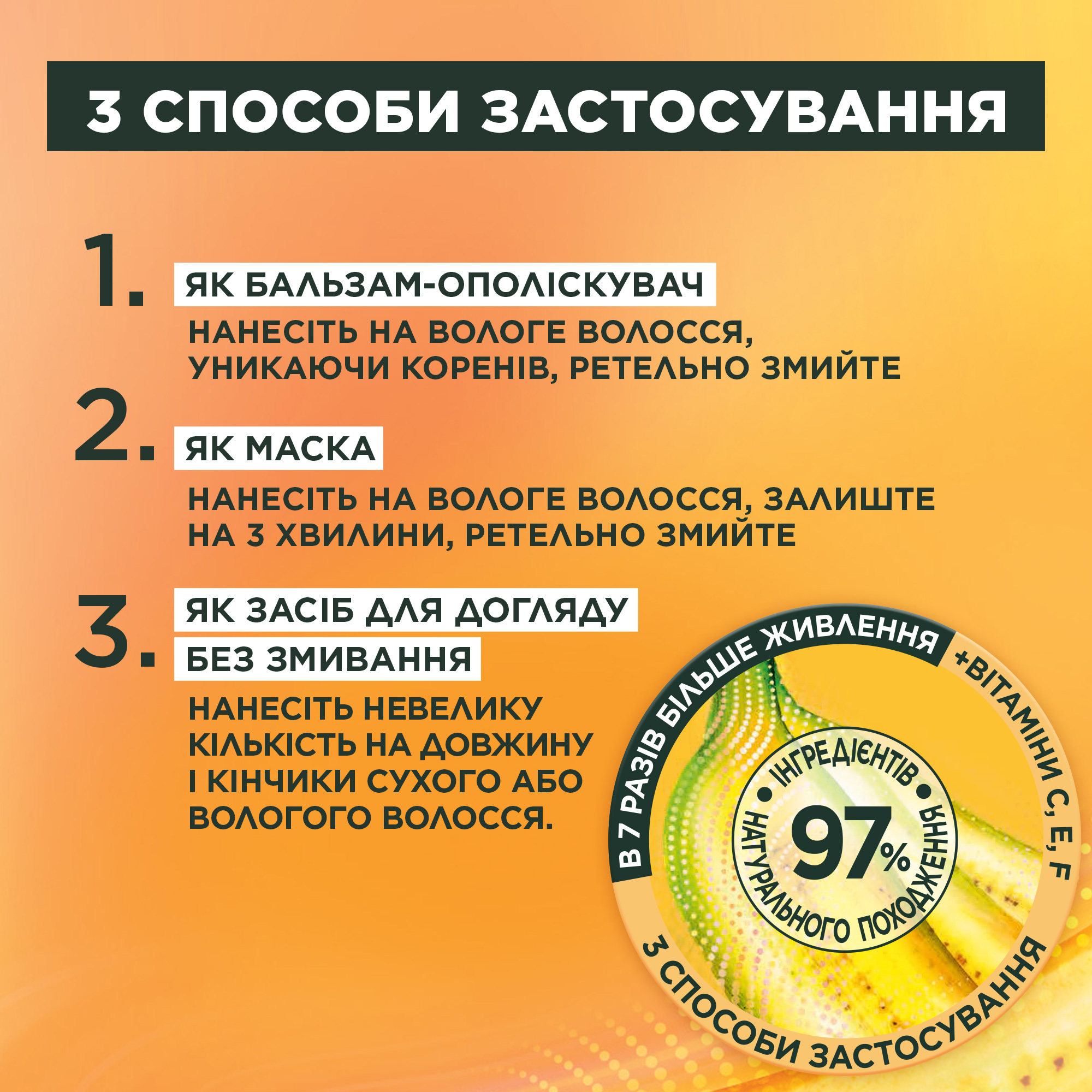 Маска Garnier Fructis Hair Food Banana для очень сухих волос 400 мл фото