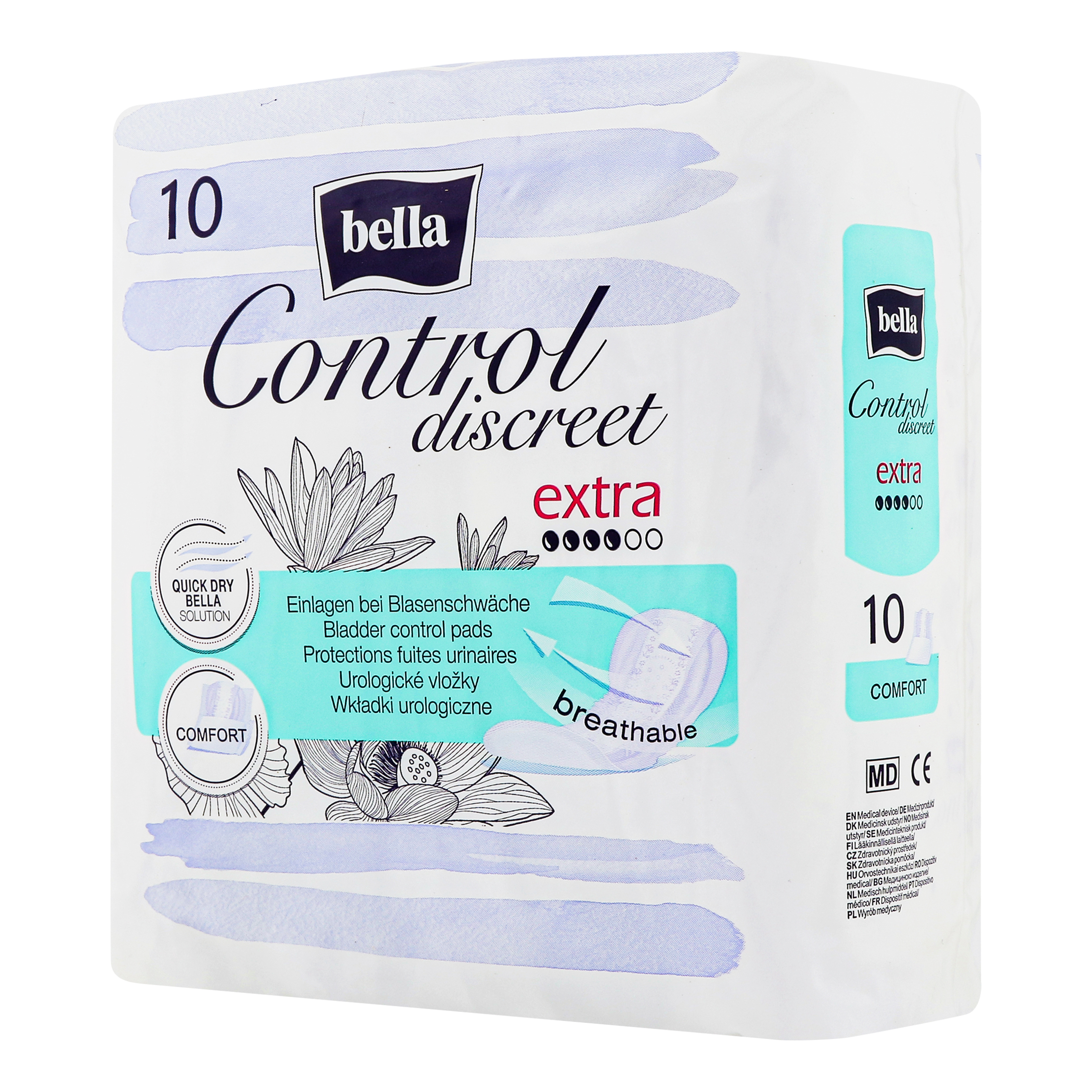 Прокладки урологические Bella Control Discreet Extra 10 шт. фото2