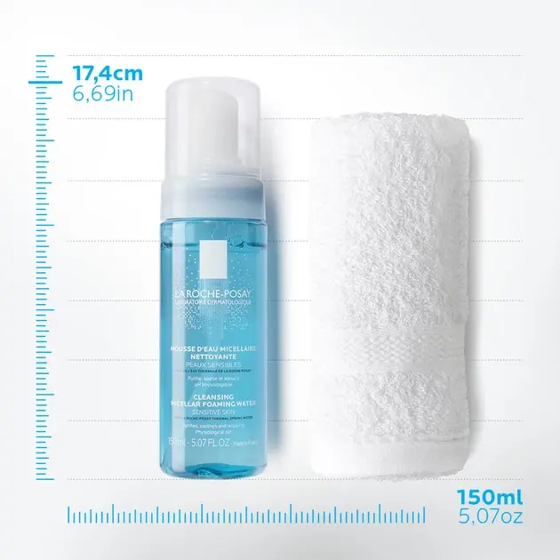 Мицеллярная пенка La Roche-Posay для чувствительной кожи 150 мл фото3