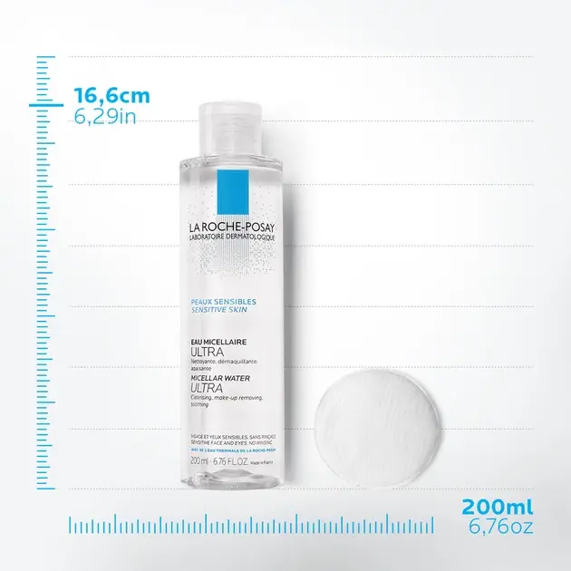 Мицеллярный раствор La Roche-Posay для чувствительной кожи 200 мл фото7