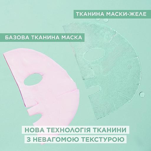 Гиалуроновая тканевая маска-желе Garnier Skin Naturals с эффектом охлаждения и увлажнения 5 г фото