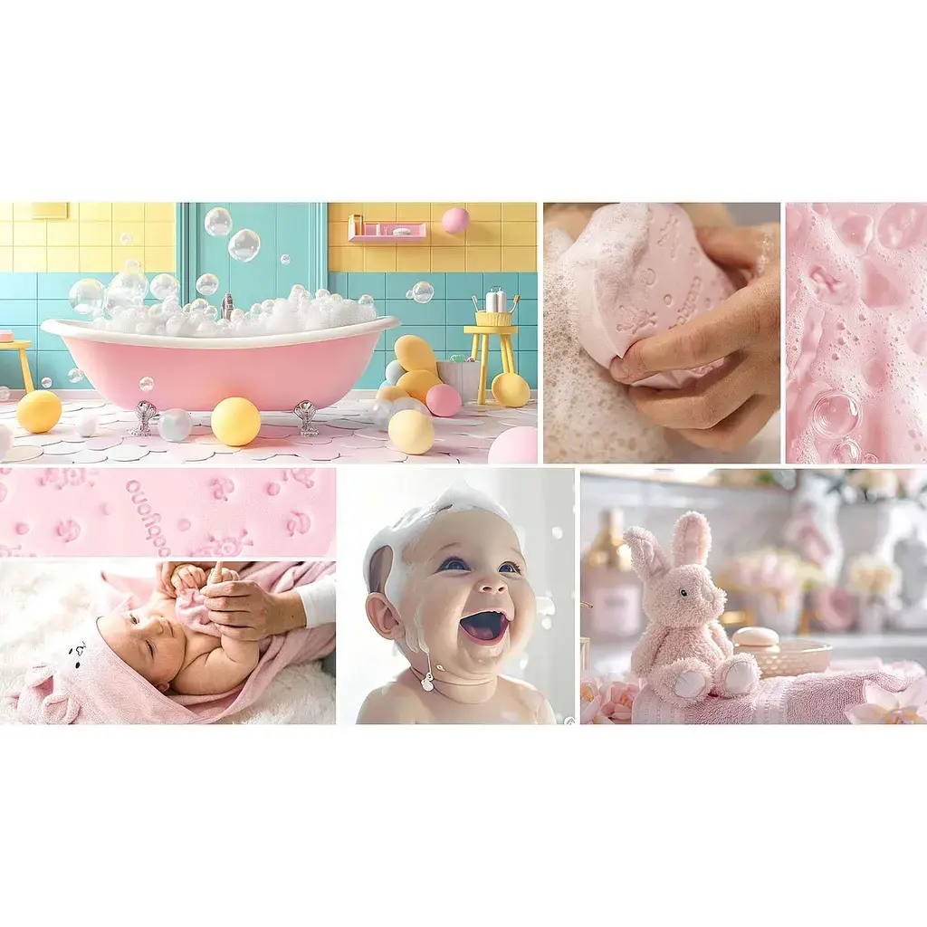Губка для купання BabyOno рожева (1640/01) фото5