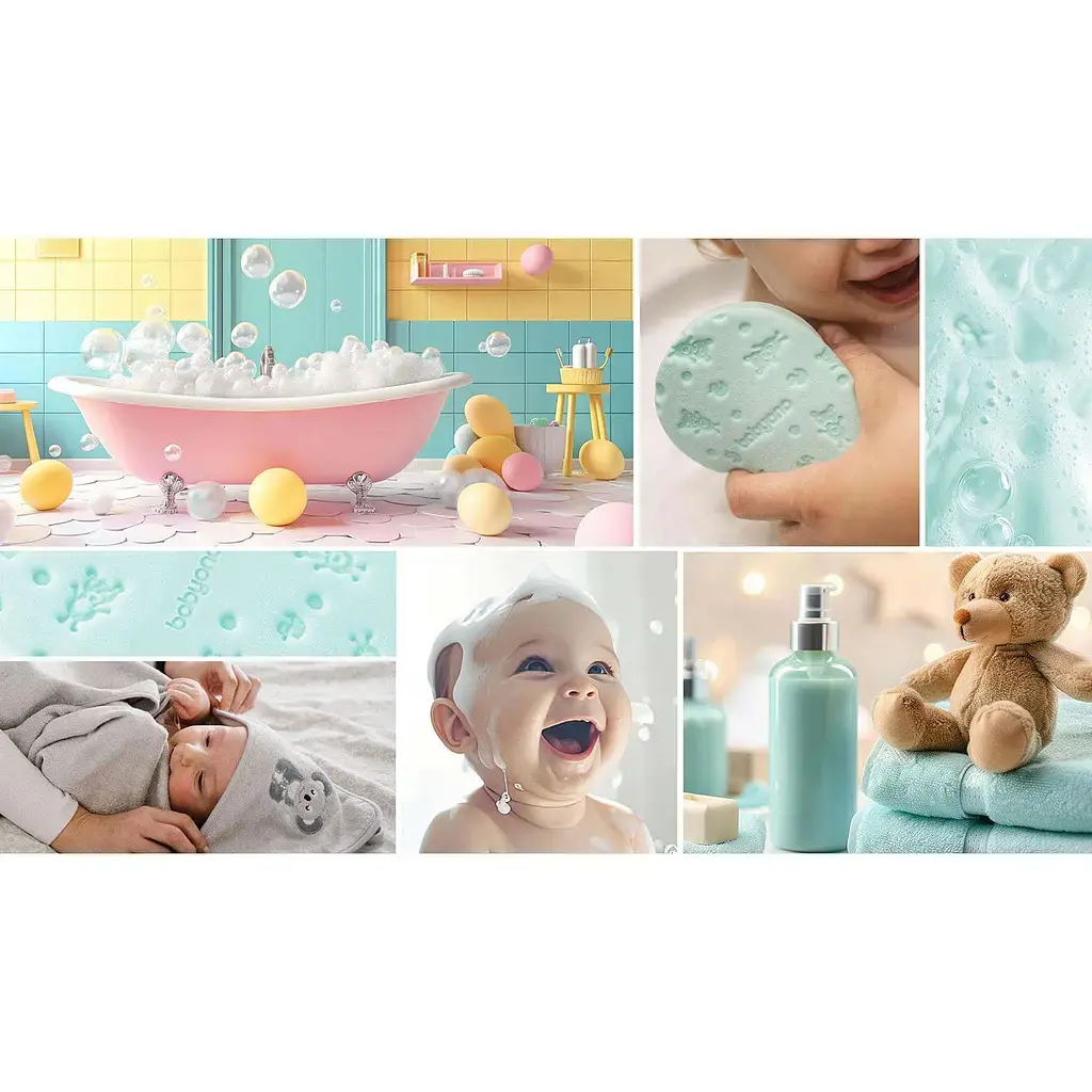 Губка для купання BabyOno м'ятна (1640/03) фото