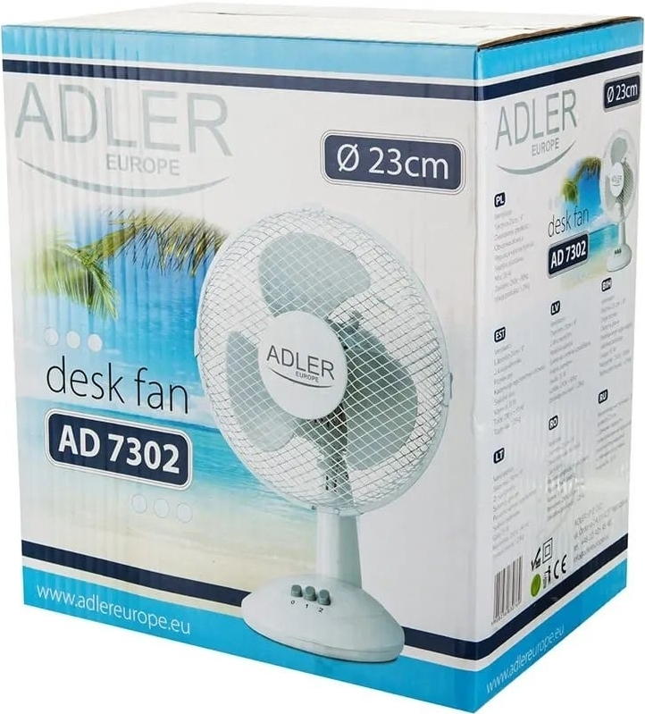 Вентилятор Adler AD 7302 white фото
