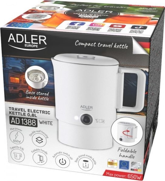 Електрочайник Adler AD 1388w фото5