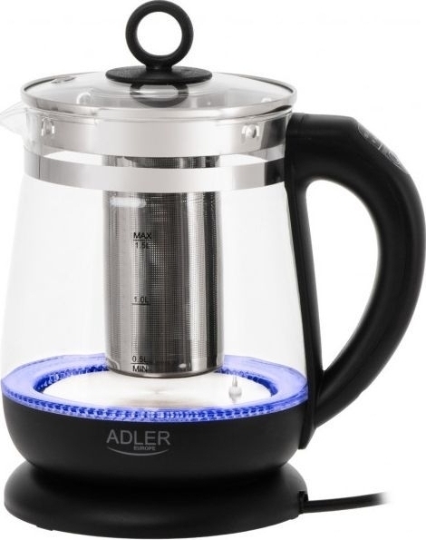 Електрочайник Adler AD 1299 black фото