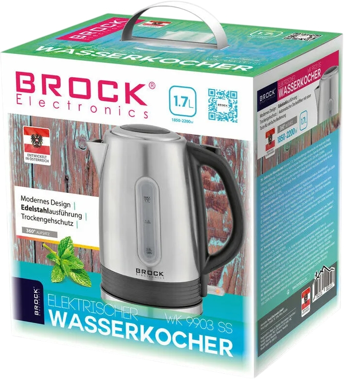 Електрочайник BROCK WK 9903 SS фото