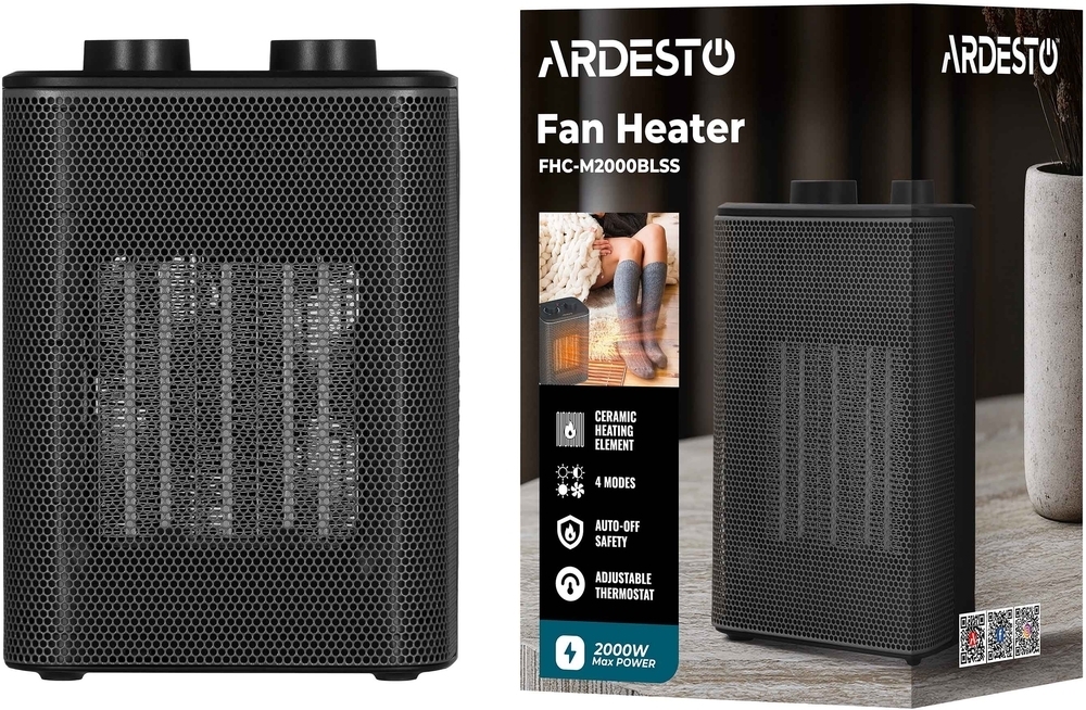 Тепловентилятор ARDESTO FHC-M2000BLSS фото8