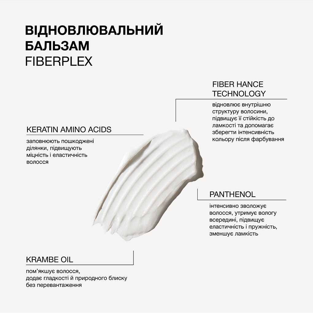 Бальзам для пошкодженого та фарбованого волосся Triology. Fiberplex відновлювальний 200 мл фото3
