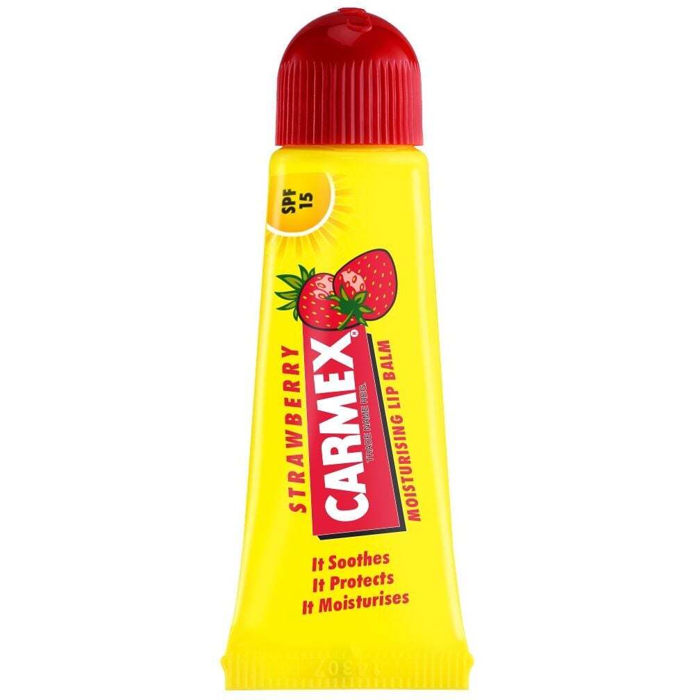 Бальзам для губ Carmex со вкусом клубники 10 г фото2