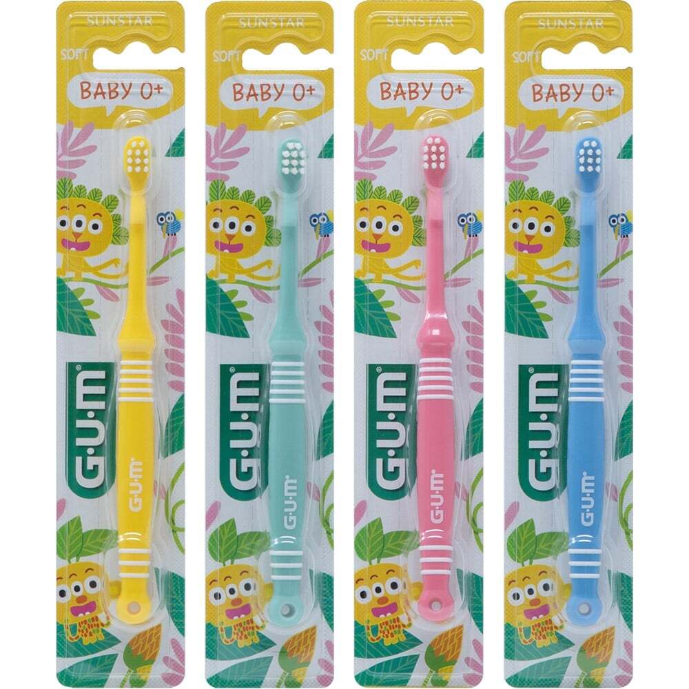 Зубна щітка GUM Baby Monster рожева фото3