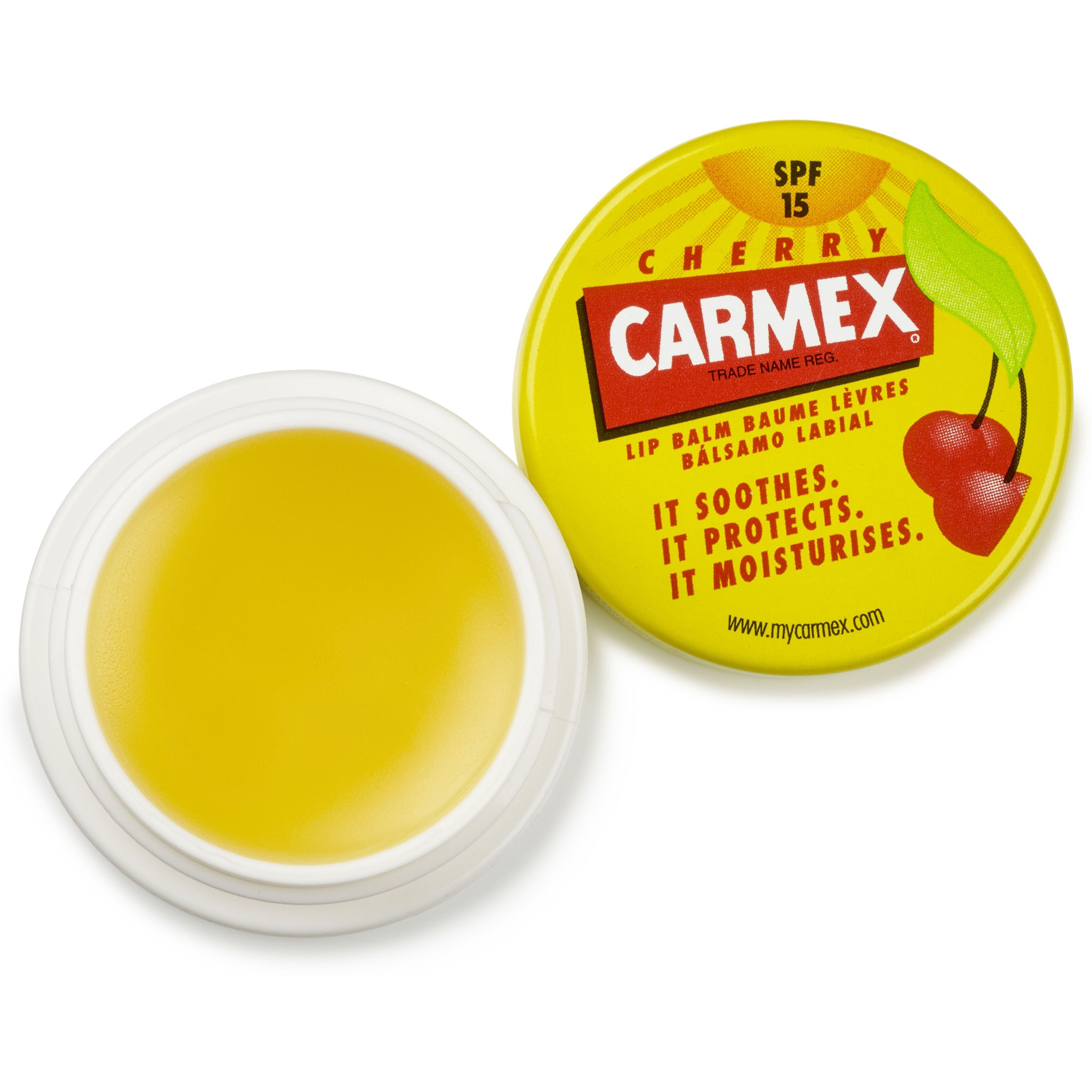 Бальзам для губ в баночке Carmex со вкусом вишни 7.5 г фото2
