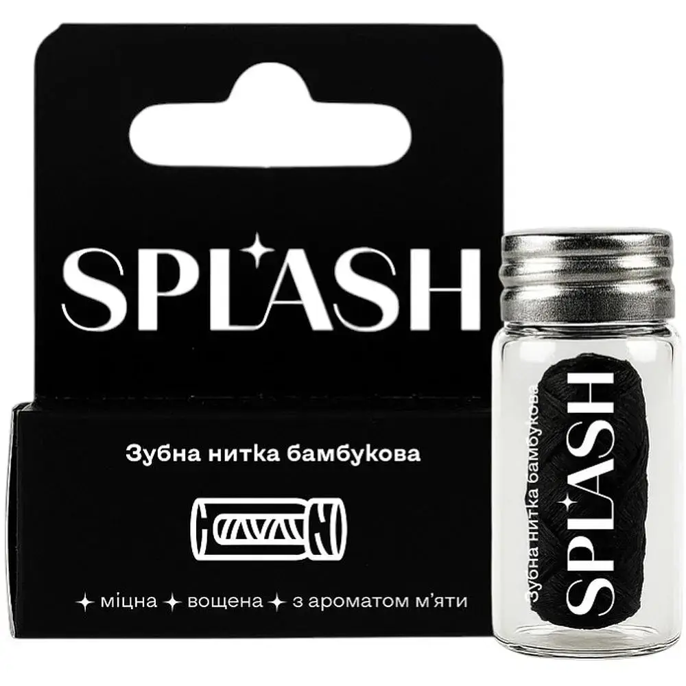 Зубна нитка Splash бамбукова 30 м фото2